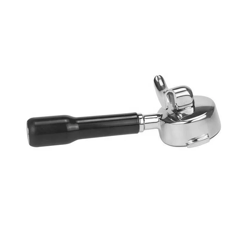 

Durable Stainless Steel Coffee Portafilter 51mm With Black Handle 58mm Expresso Coffee Extraction Portafilter Stock Available