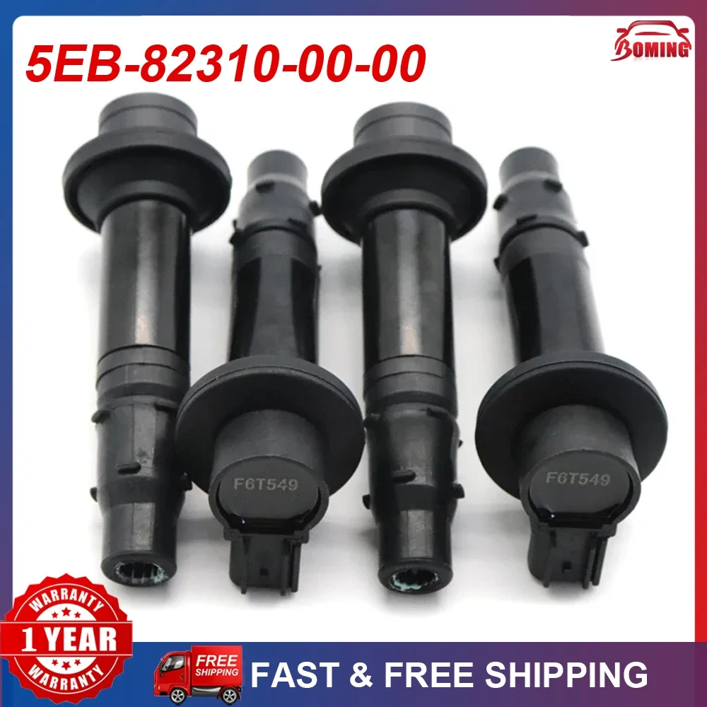 Car 5EB-82310-00-00 New Ignition Coil Kit For Yamaha YZF R6 1999 2000 2001 2002 F6T549 5EB823100000