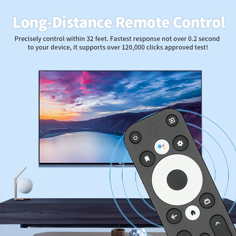 MECOOL KM2 Voice Remote Control For MECOOL Android 4K HDR Streaming Media Player Box TV Stick KM2, KM2 Plus, KM7 Plus, KD3 - Image 4