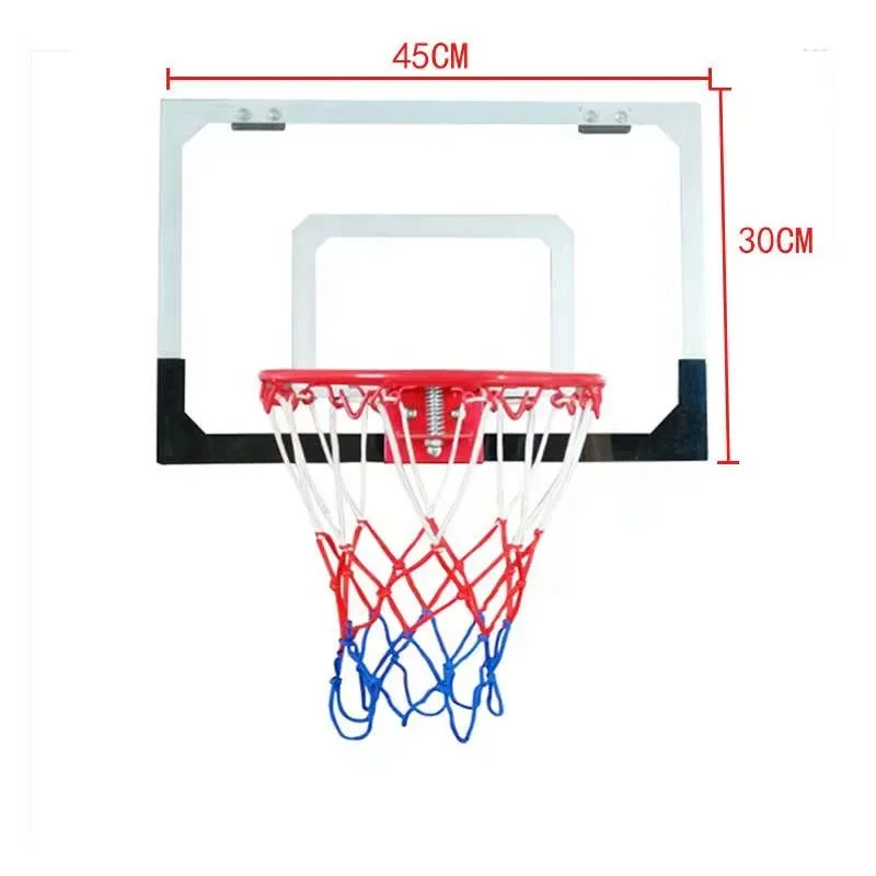 Over The Door Mini Basketball Hoop Basketball Stand with Breakaway Rim