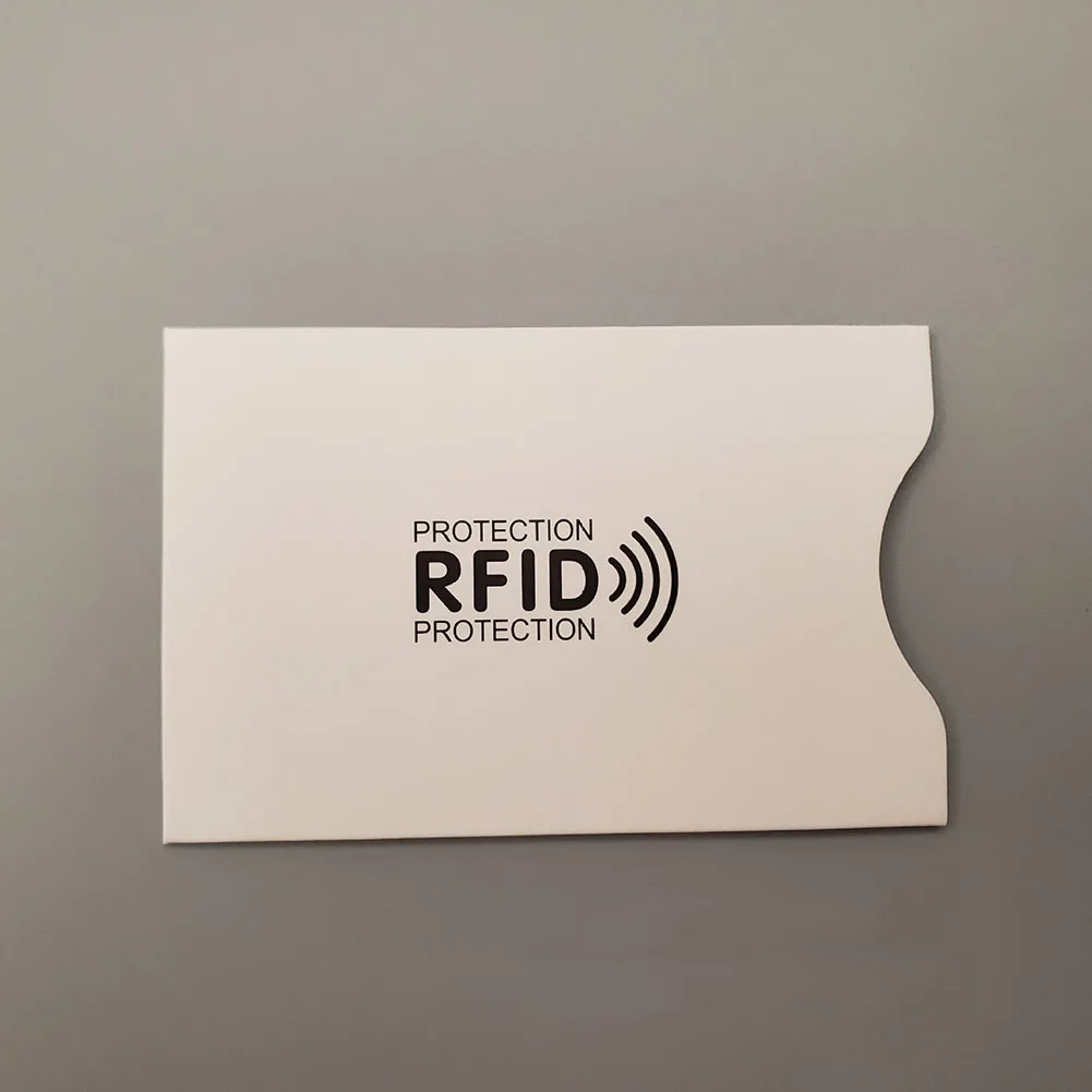 1 buah Anti Maling untuk RFID pelindung kartu kredit memblokir pemegang kartu lengan casing penutup perlindungan kartu Bank Case baru