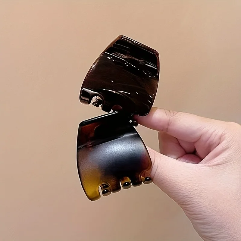 Matte Haarklammer für hohe Pferdeschwänze, Eleganter Haarschmuck für Damen, 2025 Neue Shark Clip Haarklammer für den Hinterkopf – Detail 2
