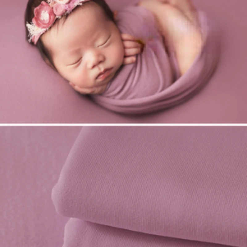 Newborn Supplies Studio Photography Props Solid Color Wrapped Cloth Newborn Full Moon Photography Props Hundred Days Background