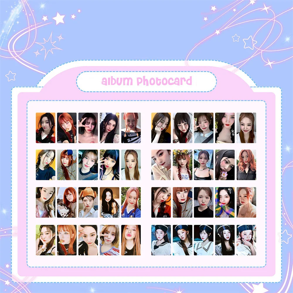 

Kpop Idols Wendy Joy Album Cosmic Special Card 5pcs/Set Double Sides Printing Coated Card Korean Style LOMO Card Fans Collection