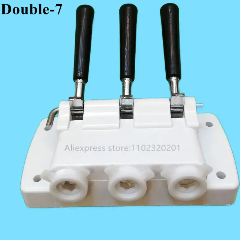 White Valve Block Face Plate Spare Parts Handles Piston Valve Rods For BQL825 Soft Serve Machines Ice Cream Makers Accessories