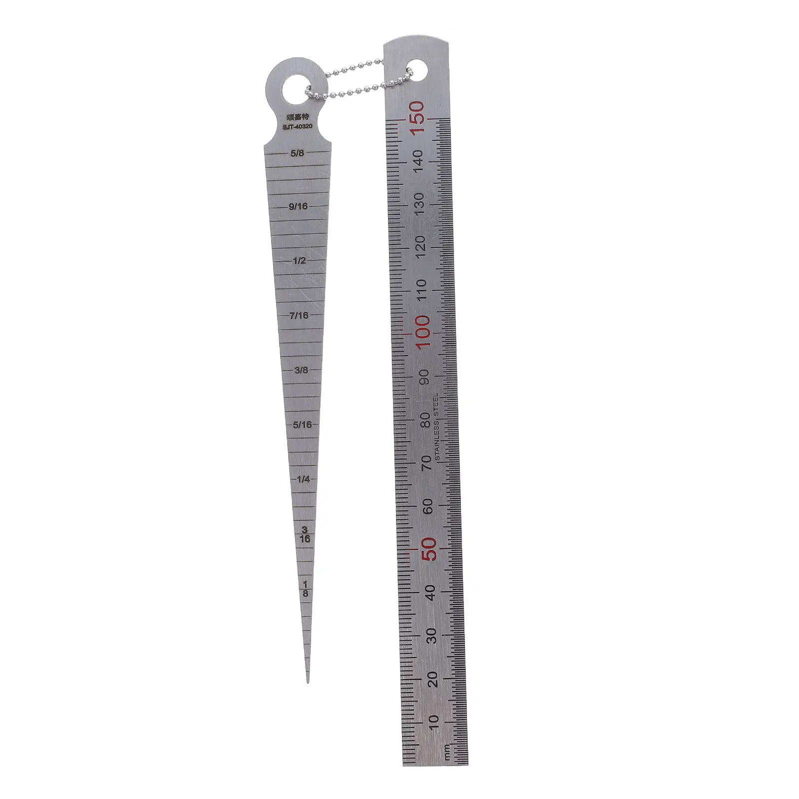 

Stainless Steel Taper Welding Gauge Precision Straight Ruler For Engineering Mechanics Measuring Tool Gap Gauge Instrument