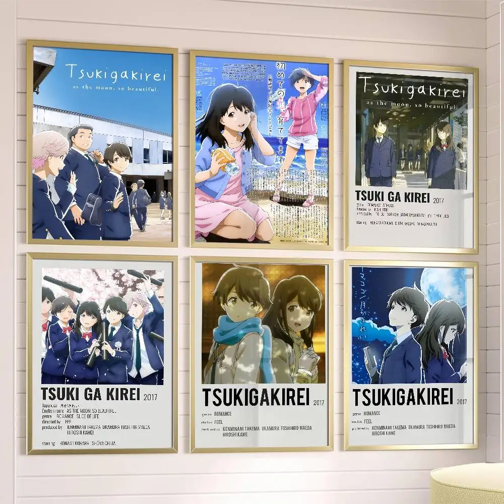 

Tsuki Ga Kirei Poster Posters,waterproof Paper Stickers,coffee Shops,bar Living Rooms