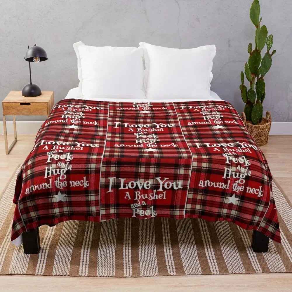 

I love you a bushel and a peck Throw Blanket Camping Bed covers Hairy Vintage Blankets