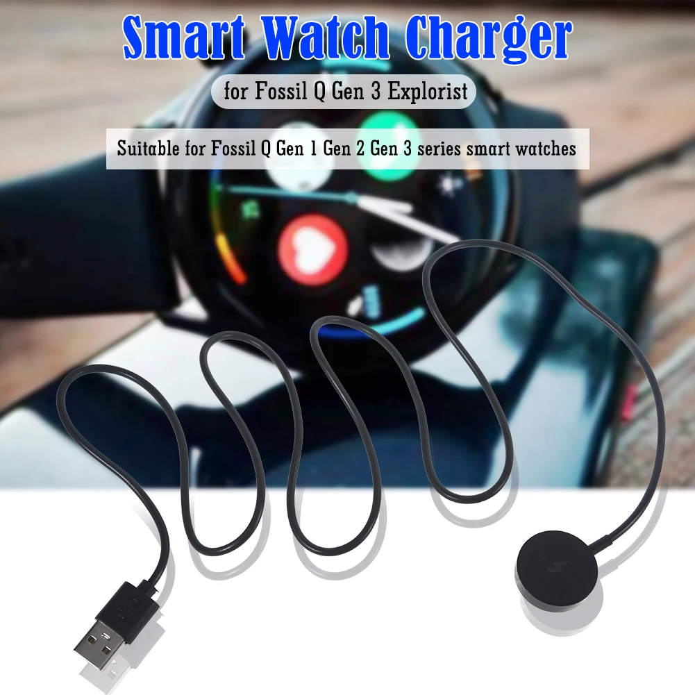 

Watch Charger Cable Dock Watch Charger Travel Business for Fossil Gen 1/2/3 Smartwatch Power Supply Accessory