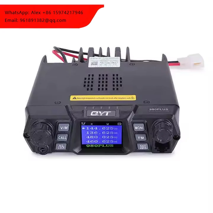 

Двухдиапазонная мобильная рация QYT KT-980Plus высокой мощности для дальней связи (VHF/UHF)
