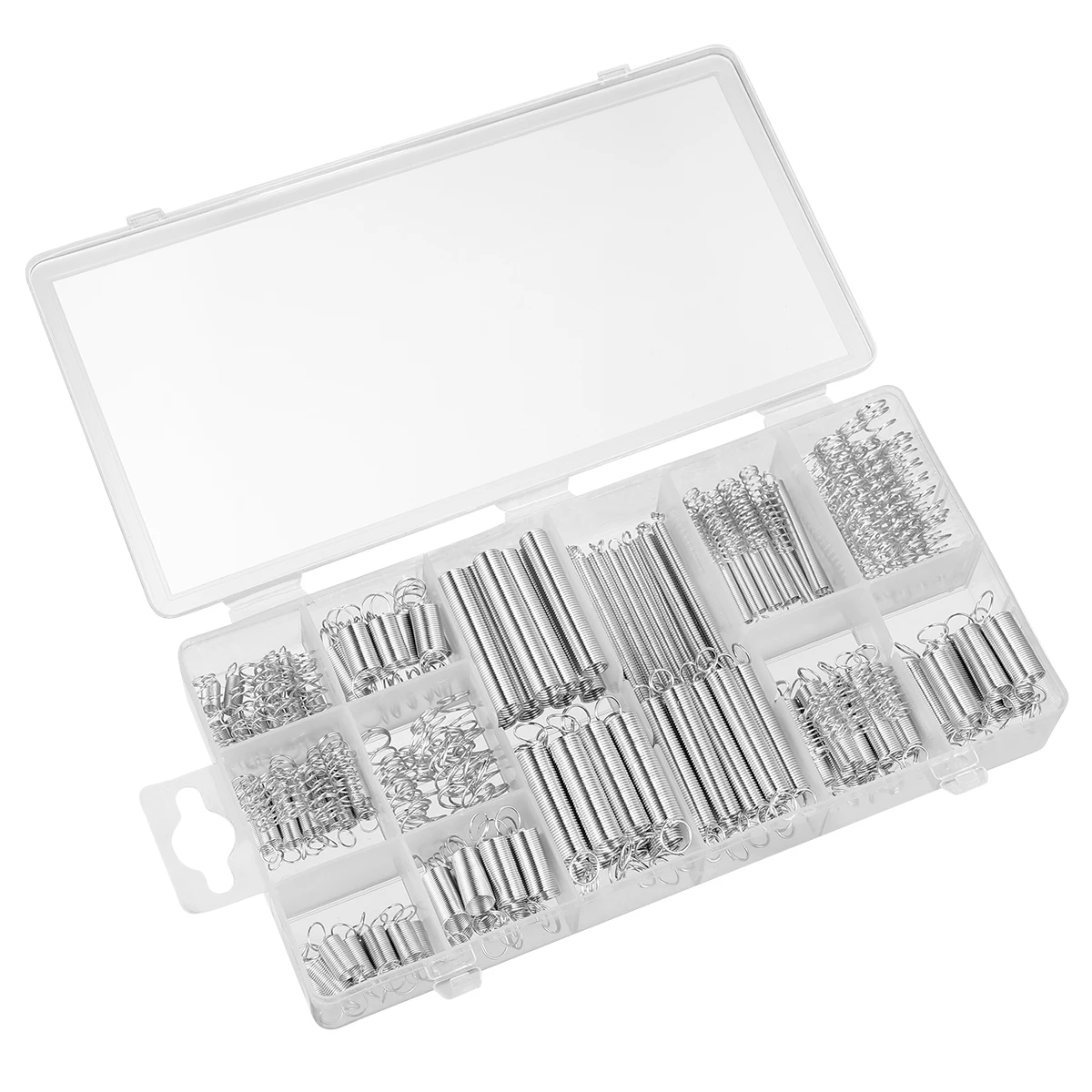 200 قطعة تشكيلة الربيع الينابيع المجلفنة الحلزونية لأجهزة السيارات مجموعة معدل تمديد الإلكترونيات الطبية #6