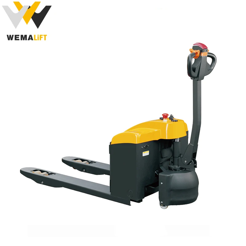 1500kg full electric lithium battery power pallet jack truck