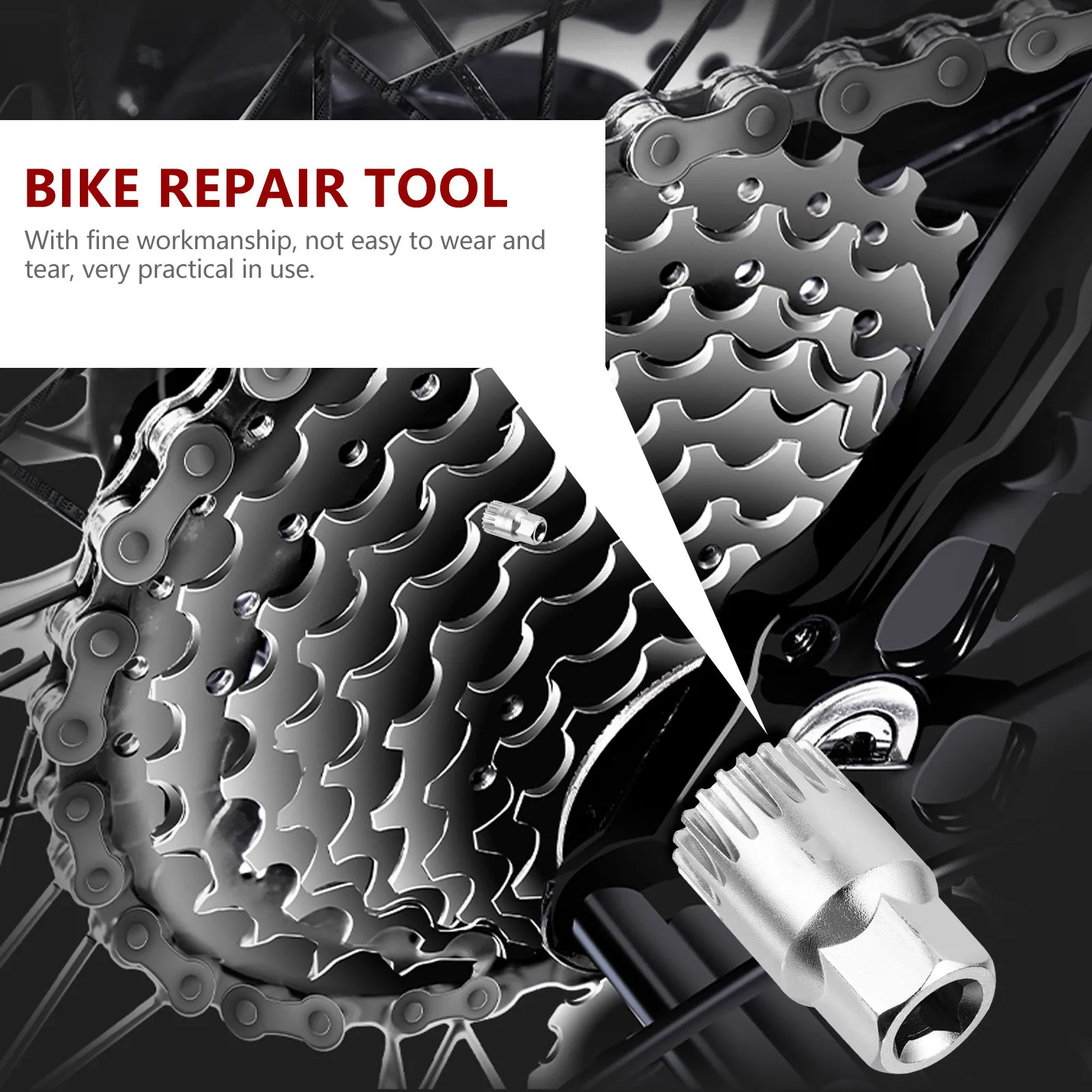 

1Set Bike Center Shaft Removal Tool Strong High-Carbon Steel Construction for Long-Lasting Bicycle Repair and Servicing