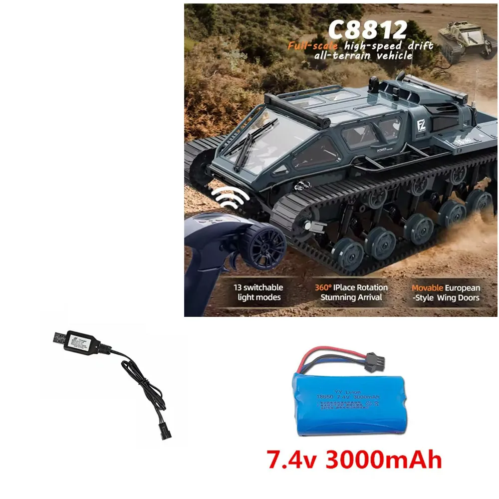 

JJRC C8812 RC Автомобильный аккумулятор 7,4 В 3000 мАч Подходит для: JJRC C8812 RC Car SM-3p вилка
