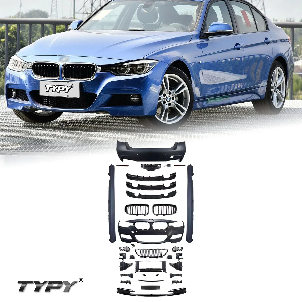 

Автомобильный боди в сборе TYPY для BMW 3 серии 2012-2018, F30 F35