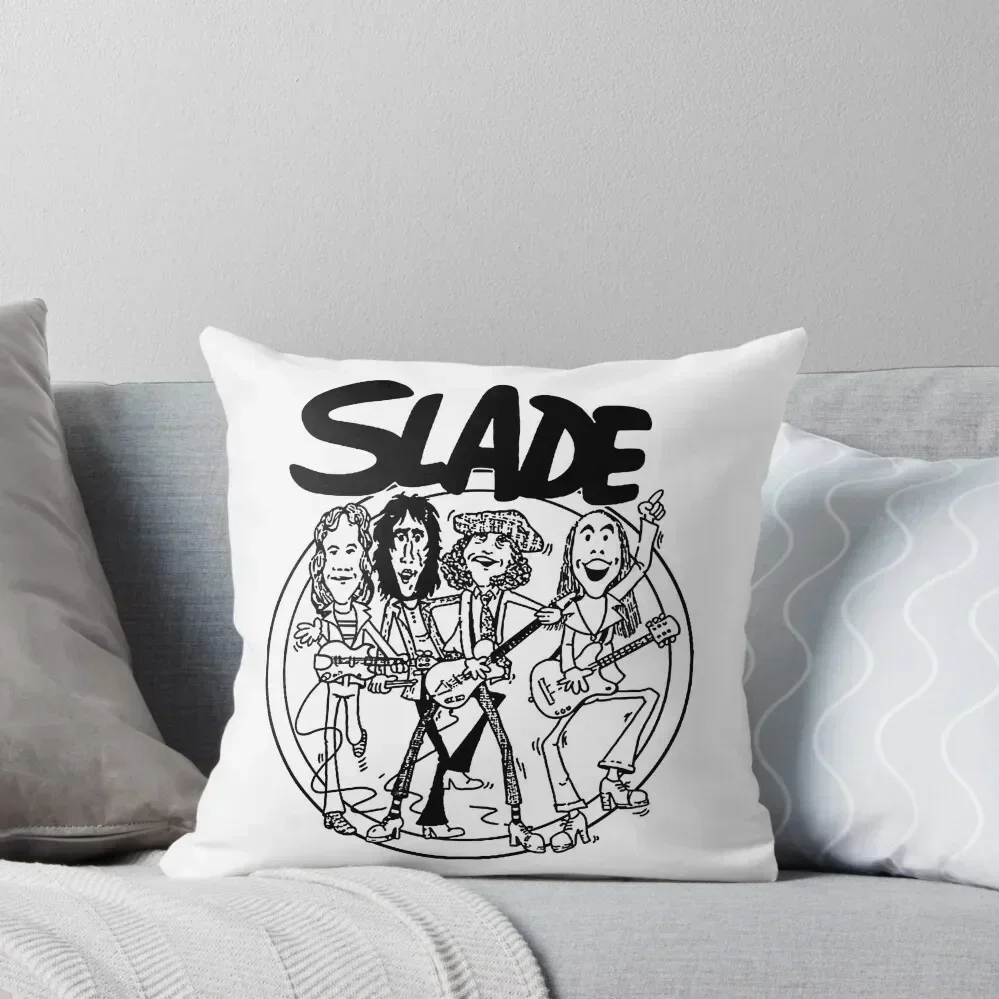 Slade Fan Club Throw Pillow Christmas Covers For Cushions Christmas Cushion For Home Custom Cushion Photo Pillow Cases pillow