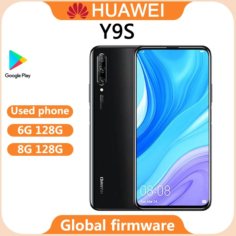 البرامج الثابتة العالمية هواوي Y9S الهاتف الذكي 4G LTE 6.59 ''2340x1080 px 4000mAh قدرة البطارية كيرين 710F الهاتف الأصلي المستعمل #1