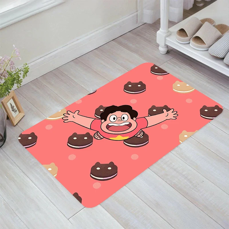 Steven Universe Cartoon Floor Mat Aesthetic Room Decoration Carpets Balcony Kitchen Carpet Doormat Entrance Door Rugs Home Foot