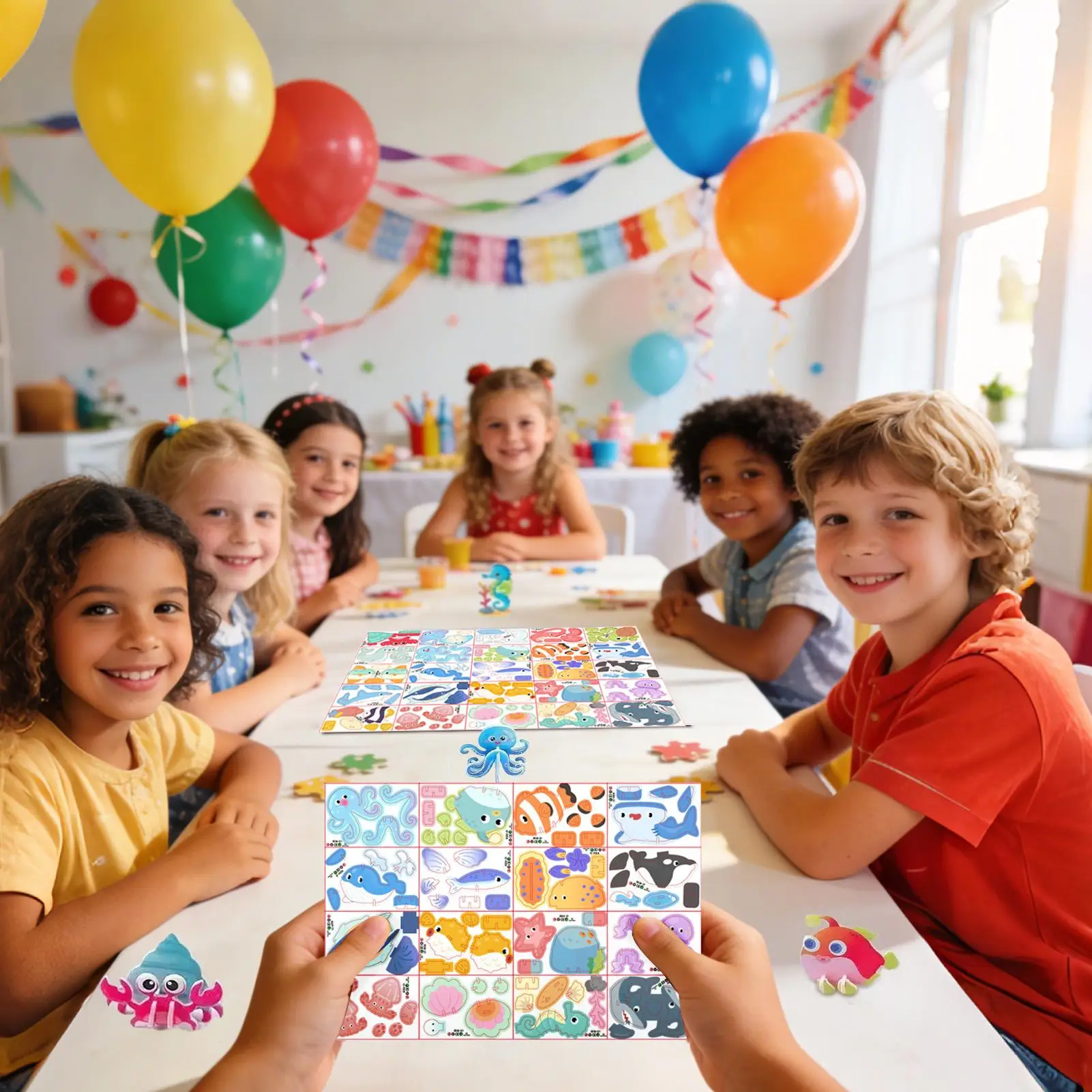 

3d Jigsaw Puzzle For Kids No Glue Educational Game Miniature Animal 3d Paper Puzzle For Boys Girls Children Teens Classroom