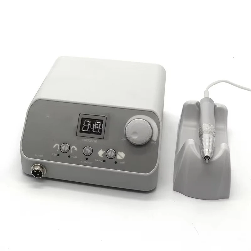50w Professional Nail Sander Nails Drill Files Manicure 40000 Rpm Micromotor  Silver Slim Handpiece Nail Salon