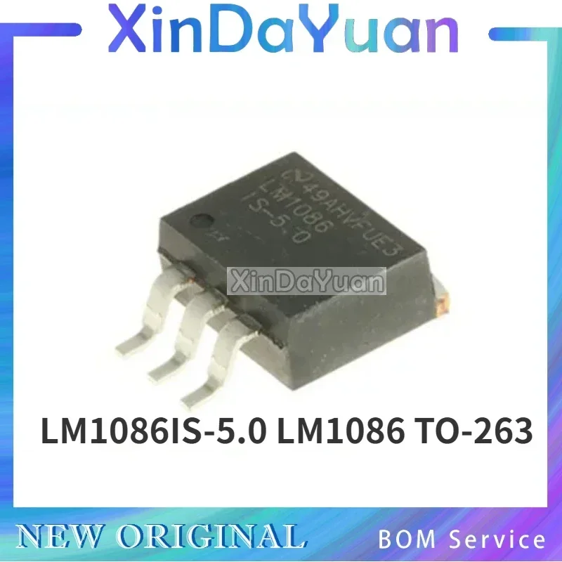 10 pcs LM1086IS-5.0 LM1086 TO-263 5V Low Voltage Differential Regulator