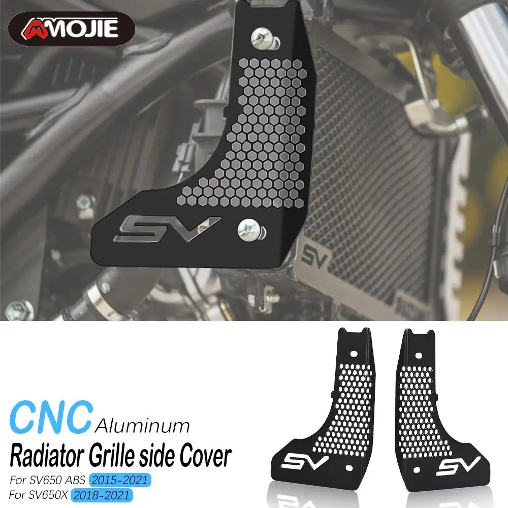 Cubierta de rejilla de radiador lateral CNC, Protector para SUZUKI SV650, SV650X, SV 650, ABS, SV650, X 2015, 2016, 2017, 2018, 2019, 2020, 2021