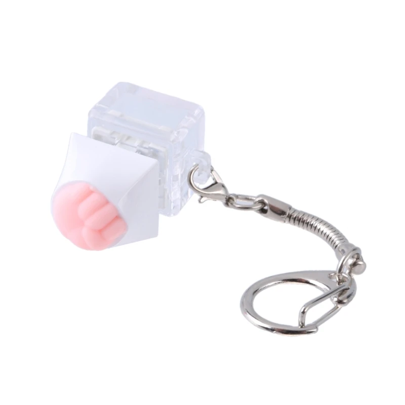 Keyboards Switches Tester Tool Cartoon Key Switches Testing Keychain Toy for Mechanical Keyboards Stress Relief Toy