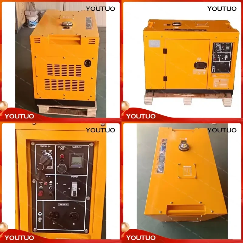 10KVA 10KW Single Phase AC Alternator Dinamo Generators Set Permanent Magnet Fuelless Silent Power Generator
