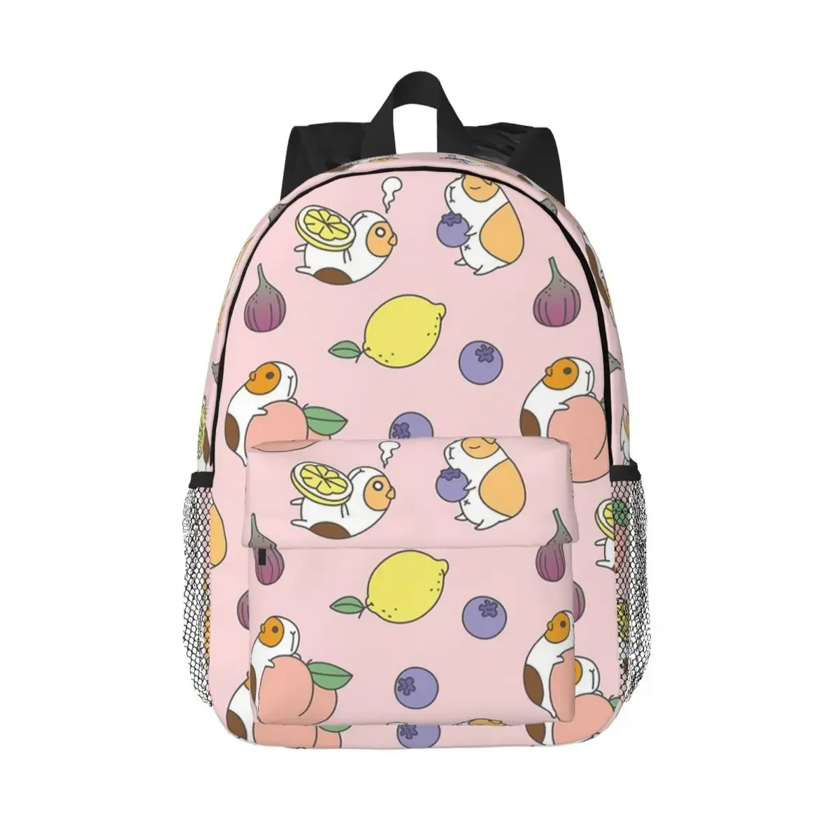 

Guinea Pigs With Fruits Pattern Backpacks Boys Girls Bookbag Children School Bags Laptop Rucksack Shoulder Bag Large Capacity