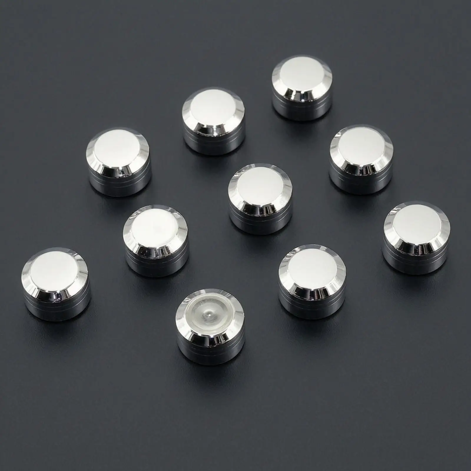 Motorcycle Chrome Screw Cap Aluminum Alloy Decorative Bolt Cover for Fastener Heads Garage Upgrade Modular Helmet Spare Parts