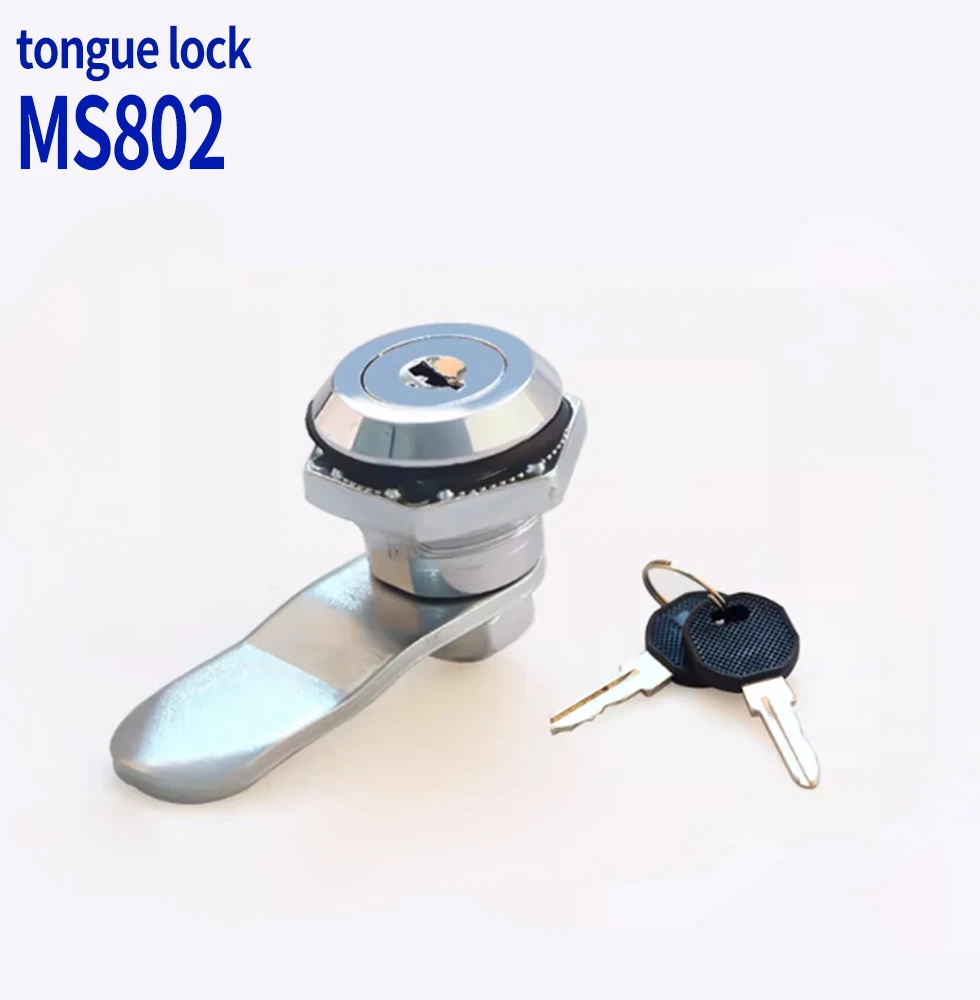 MS802 Cylinder Lock Network Totem Cabinet Door Lock Electric Control Cabinet Mechanical and Electrical Box Door Lock Small Round