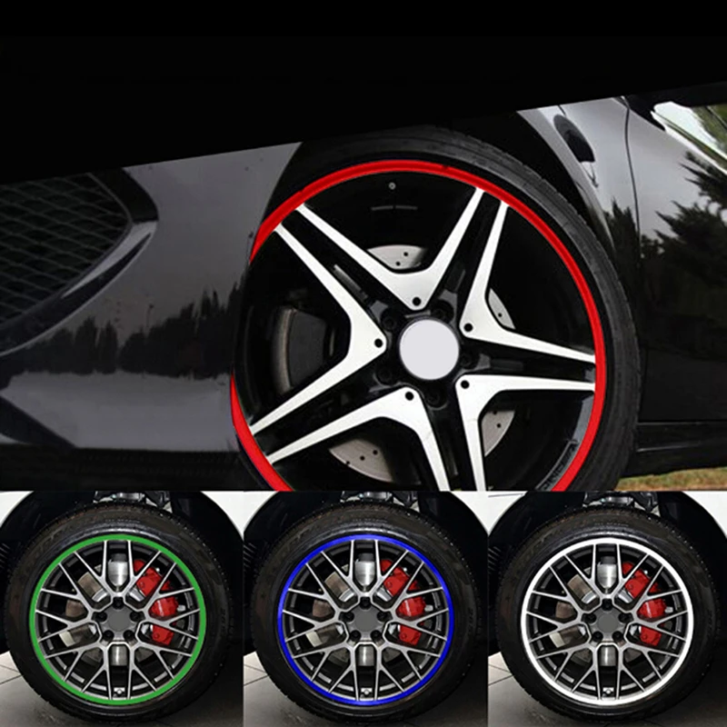 Motorcycle Car Wheel Rim 16 Reflective Strips 14