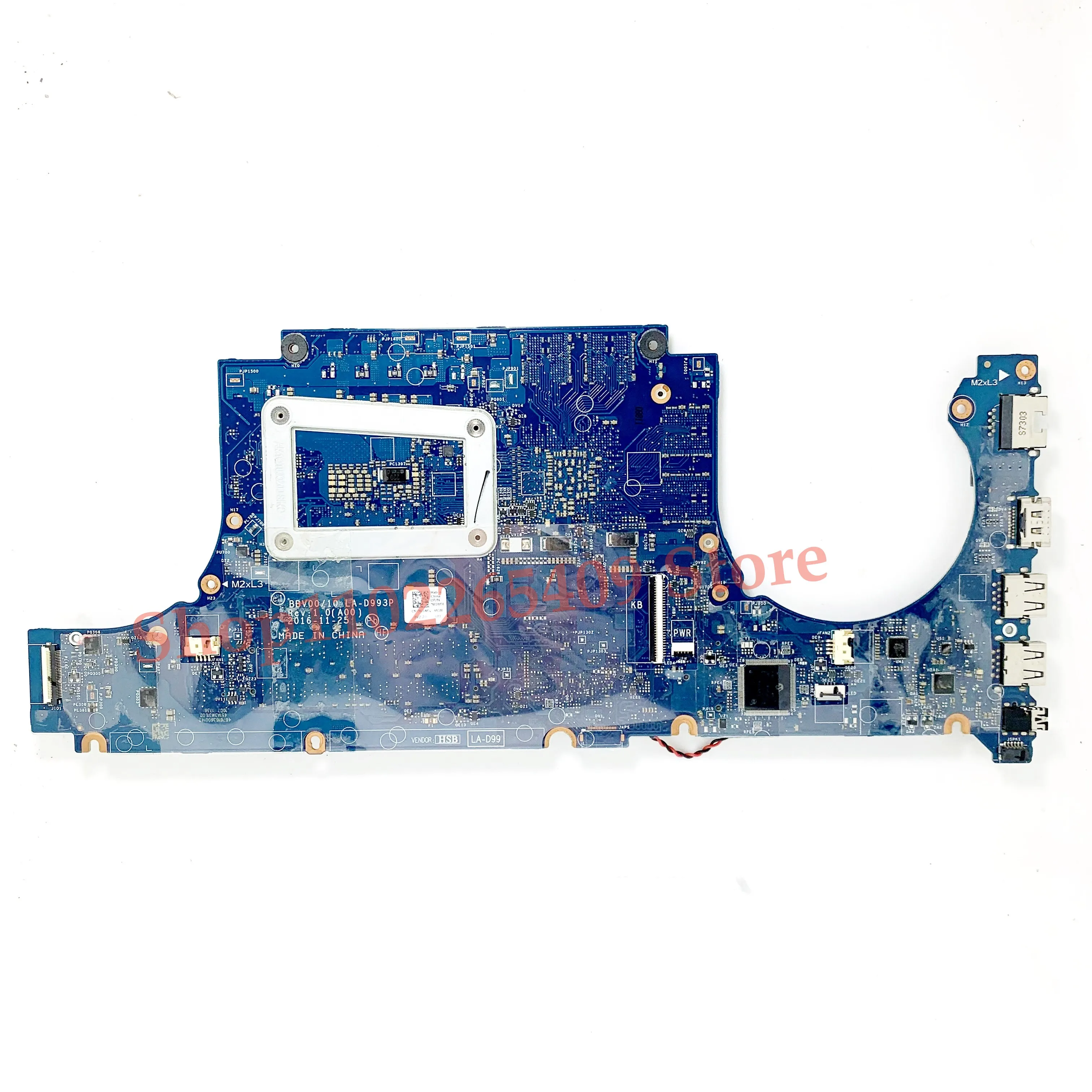 Placa base para ordenador portátil Dell Inspiron 15 7567, LA-D993P, BBV00/10 CN-0W1W04, CPU, I7-7700HQ, W1W04, 0W1W04, 100% probado, OK