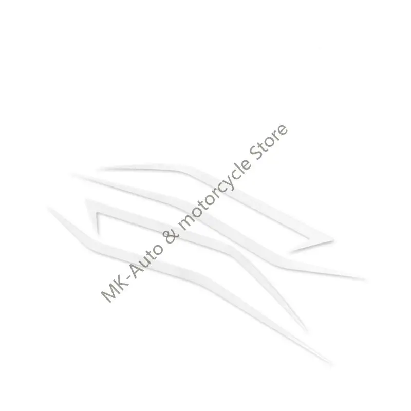 F62f farol motocicleta adesivo decorativo à prova d'água resistente a UV decalque adesivo para estética bicicleta