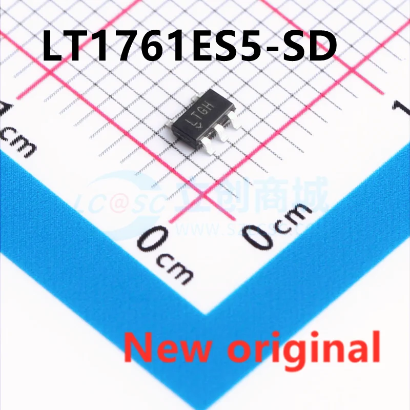 5PCS New original LTGH LT1761ES5-SD LT1761ES5 LT1761 LTGH SOT23-5 Linear regulator chip