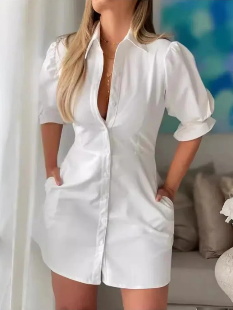 h and m holiday dresses Plus Size Orange Cotton Utility Summer Shirt Dress
