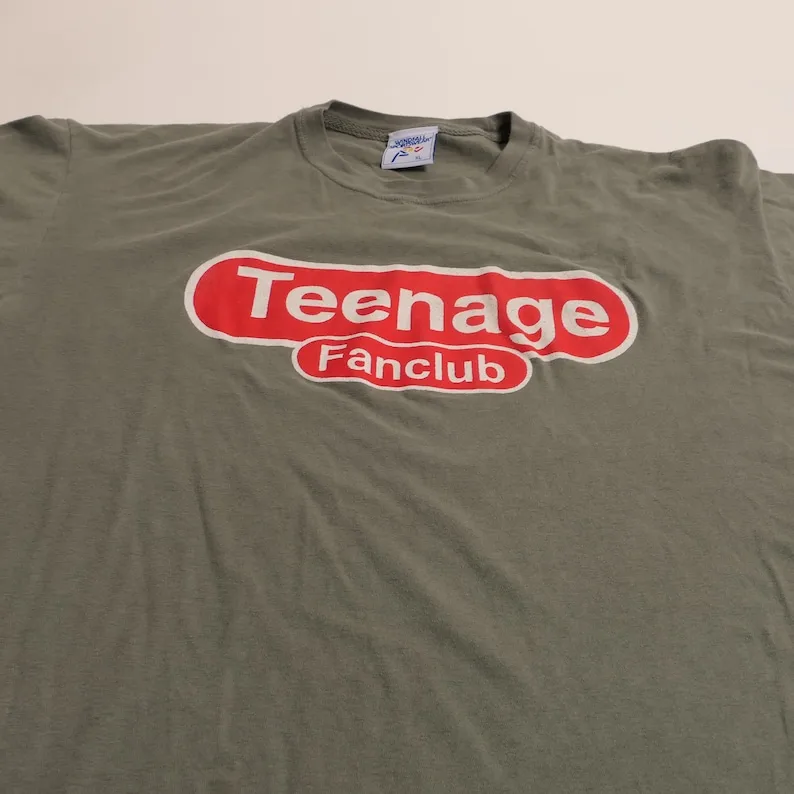 Teenage Fanclub UK Band Tee Ultra Faded Tour Ambient Noise Post Punk Alternative Grunge Band Shirt Shoegaze Indie Album Cover Si