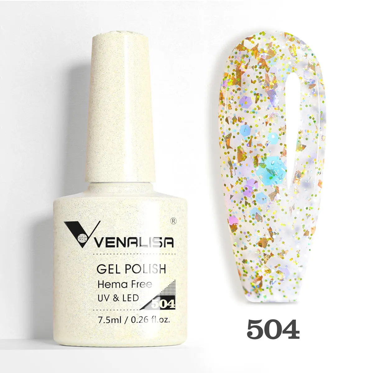 Venalisa 7,5ml HEMA-freier Nude Pink Nagelgel-Lack UV LED Maniküre Jelly Gel Nagellack zum Ablösen für perfektes Nagelfinish – Detail 9