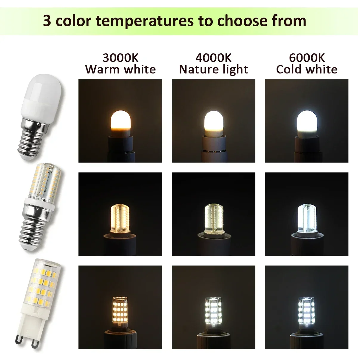 5pcs LED G9 E14 Corn Light Bulb AC 220V 230V 2W 2.5W 3W Non Flicker 3000K 4000K Warm White Can Replace 20W 50W Halogen Lamp