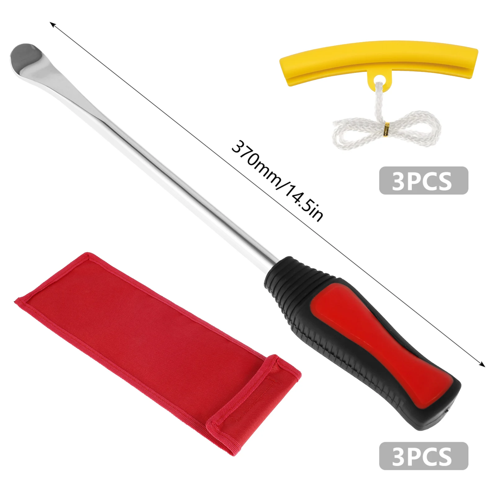 3/1 szt. Narzędzie do naprawy opon motocyklowych, łom, 14,5-calowe łyżki do opon, narzędzie do wymiany opon motocyklowych, dźwignia do wymiany opon motocyklowych