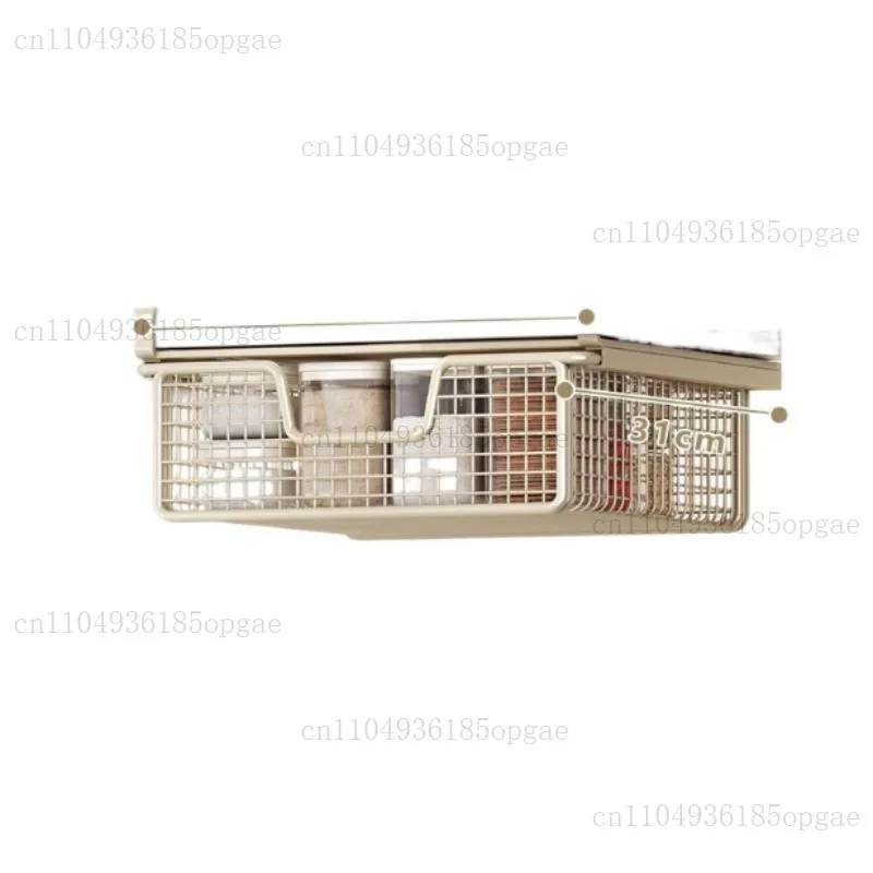 Storage Drawer Without Punching Under Hanging Basket Shelf Hanging Type