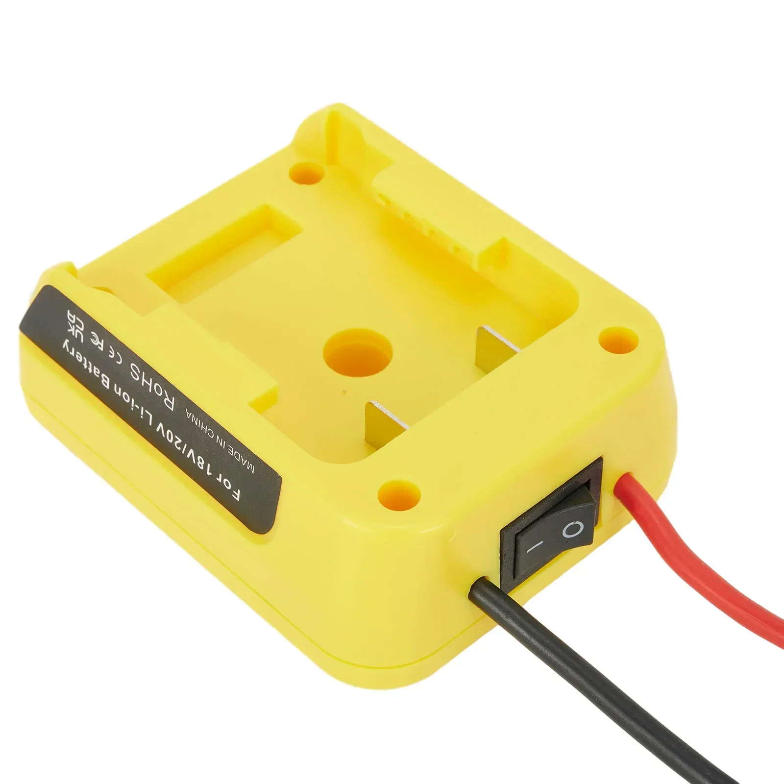 For DE WALT Battery Adapter DCB200 DCB203 Easy To Install Portable Design Yellow High Quality Widely Applicable