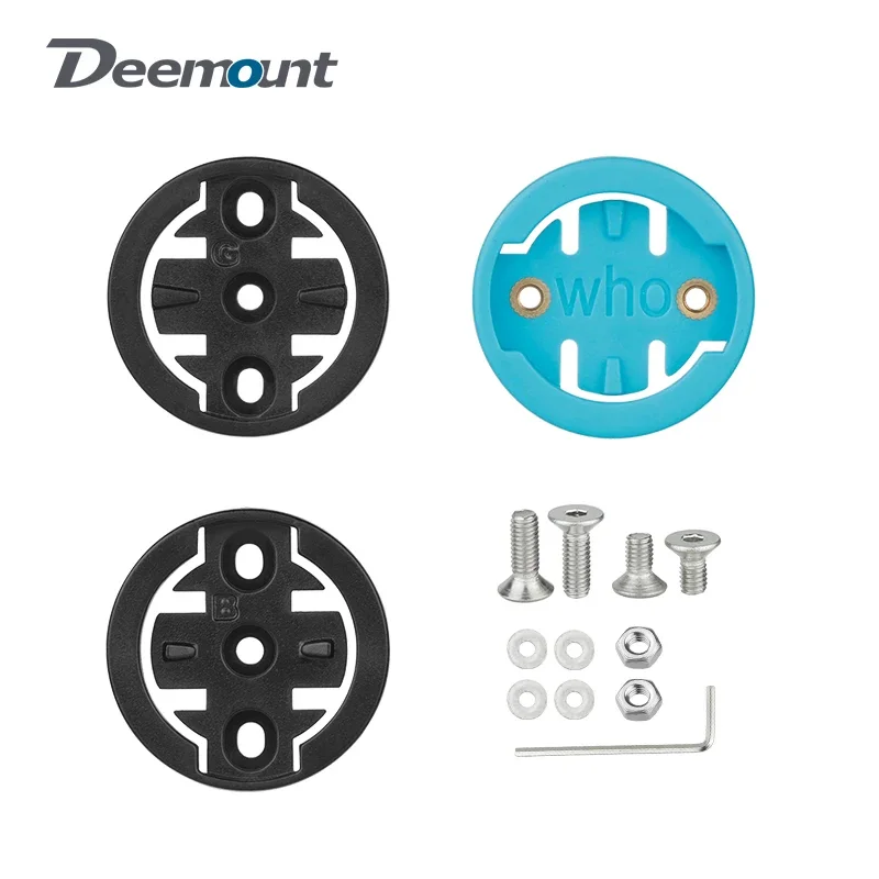 Adaptador de montagem frontal para computador, substituição com parafusos de instalação para garmin//bryton/wahoo/xoss, montagem de luz de radar traseiro de bicicleta