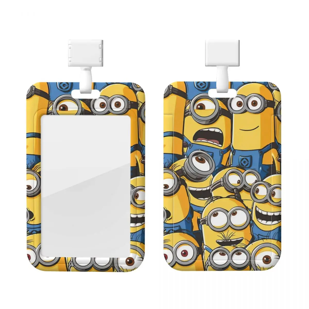 

Пользовательские держатели для бейджей M-Minions, держатели для карт метро, студенческий кампус, ремешок для карт, держатель для офисов, аксессуары для учетных данных