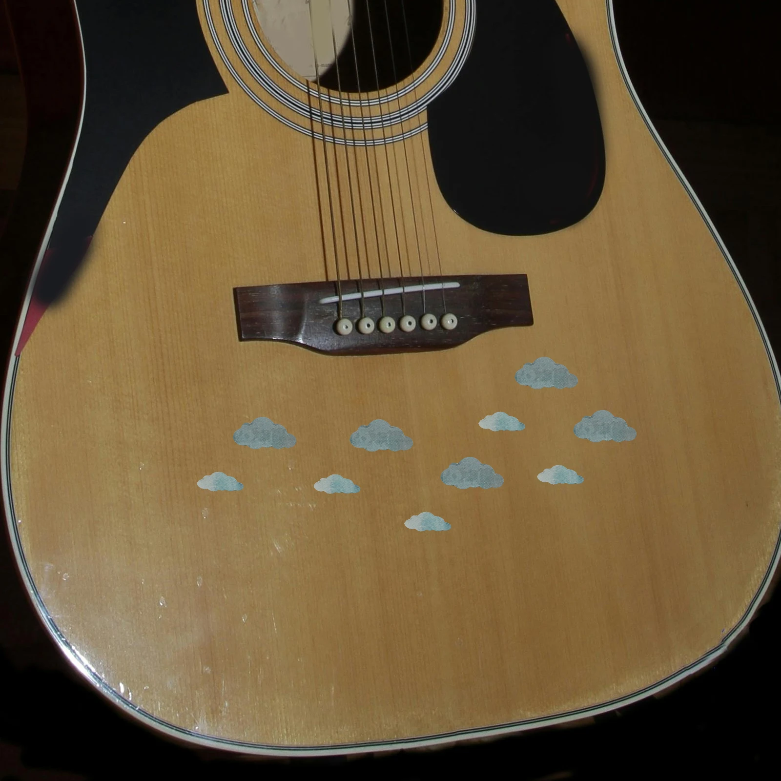 

Guitar Fretboard Stickers Acoustic Markers Fingerboard Bass Neck Plastic Electric