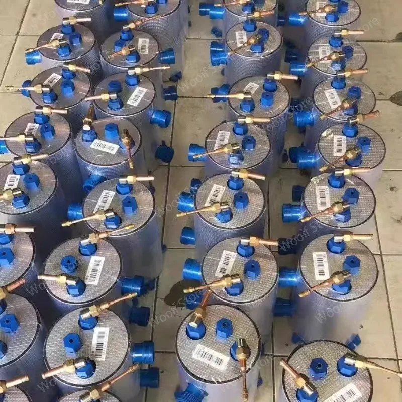 Titanium tube evaporator fish pond refrigerator seafood breeding titanium heat exchanger 123 HP