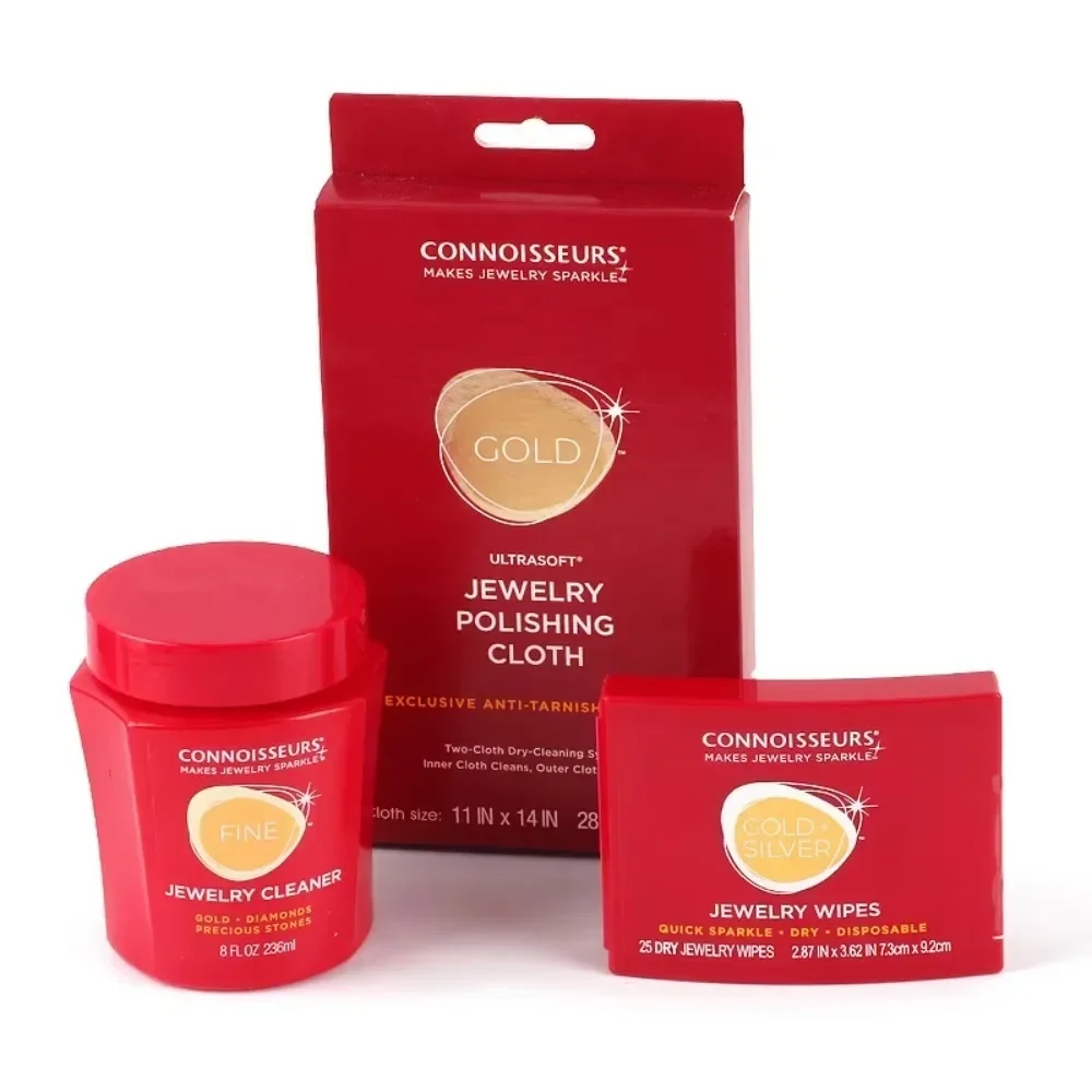 

Набор для чистки ювелирных изделий из золота и серебра 236 мл для чистки ювелирных изделий из золота и серебра с металлической корзиной и салфетками из микрофибры
