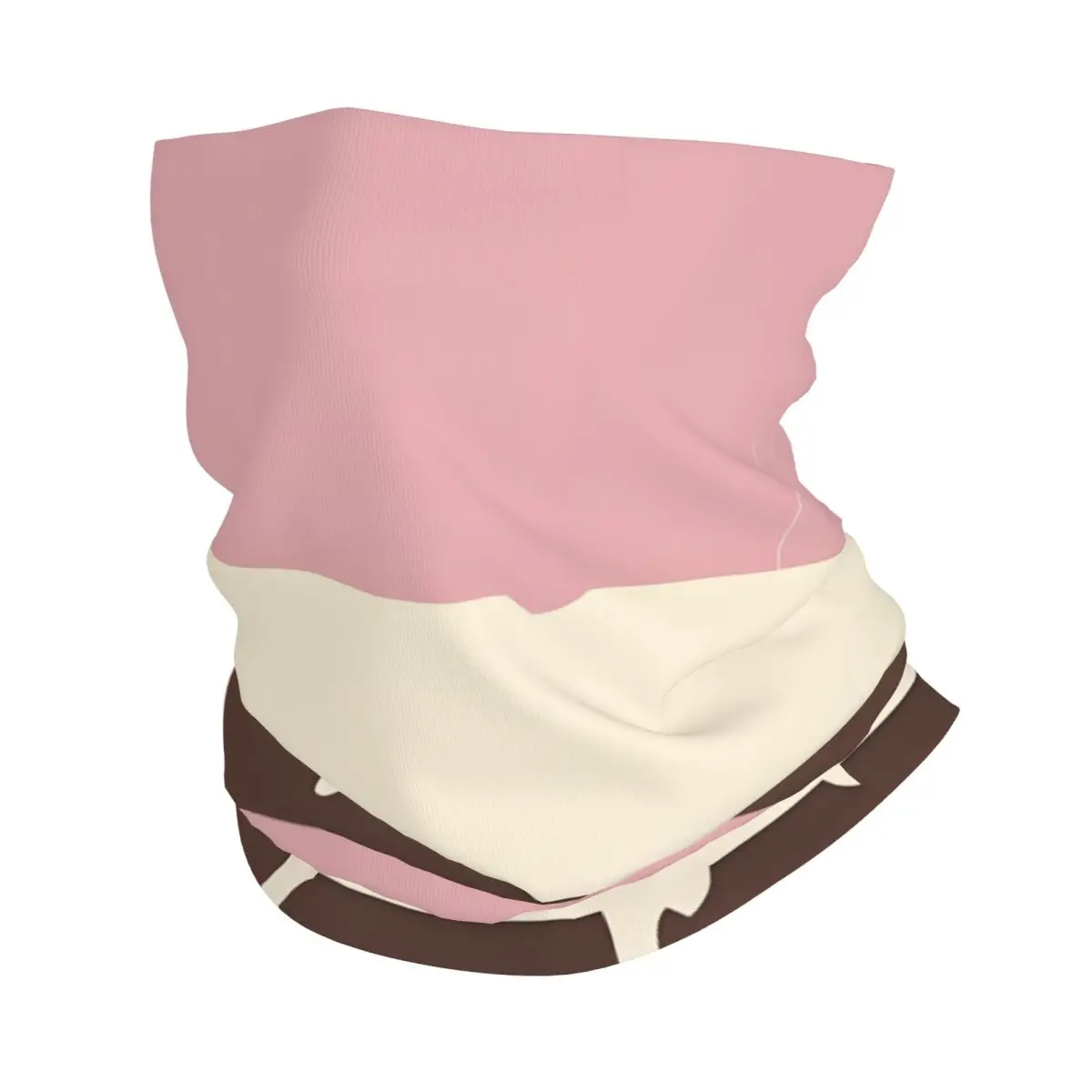 Neapolitan Ice Cream Drip Neck Gaiter Face Scarf Cover Neck Gaiter Men Women Bandana Scarf Thin Summer