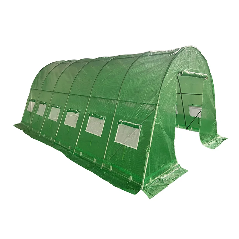 

outdoor mini polycarbonate Roll-up Door Window Tunnel Greenhouse Protective Plant Garden Cover Grow Tent