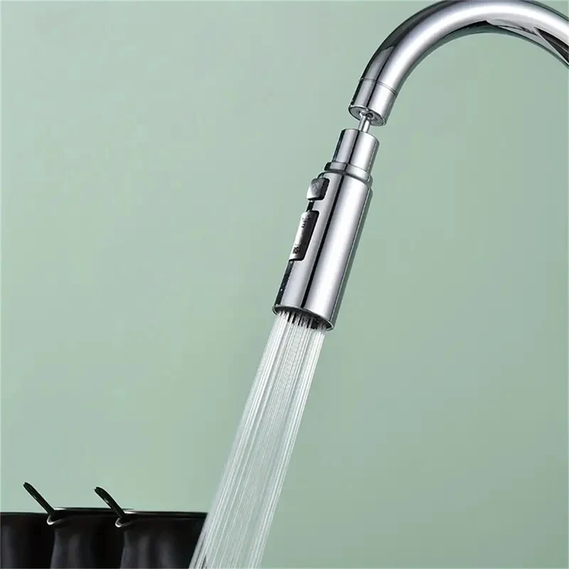 Universal Extension Device Faucets Kitchen Vegetable Washing Basin Water Nozzle Pressure Conversion Joint Large Angle Rotation